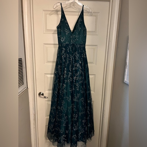 Hunter Green Dress Windsor Windsor Green Sequin Dress Satin Hunter Green  Dress Windsor Green